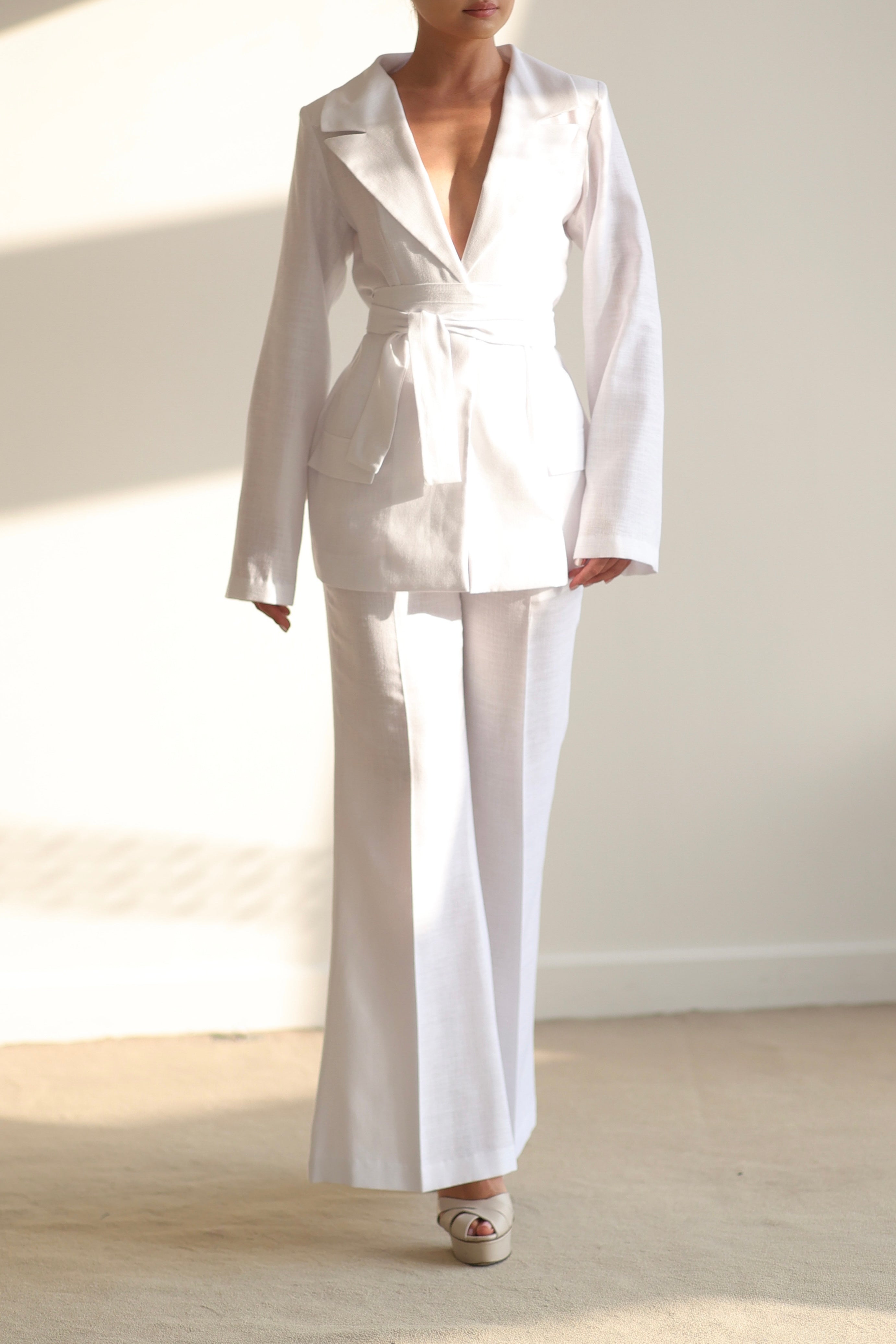 “Pure Independence” Linen Set- Handmade Exclusive Design